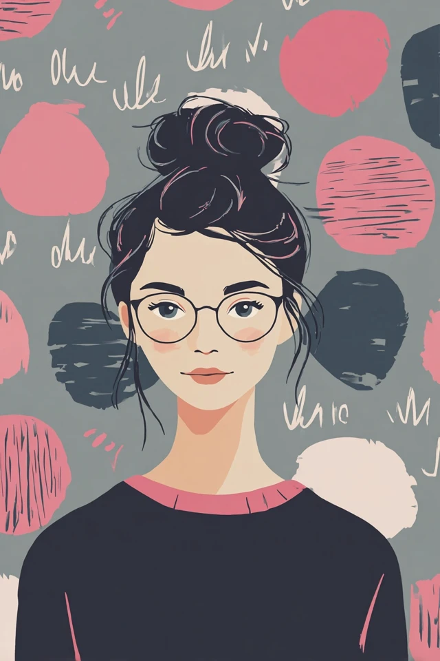 Modern Pastel Art and Lifestyle Collage - Image 1