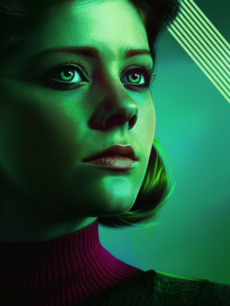 Neon Noir Cinematic Portraits - Image 3