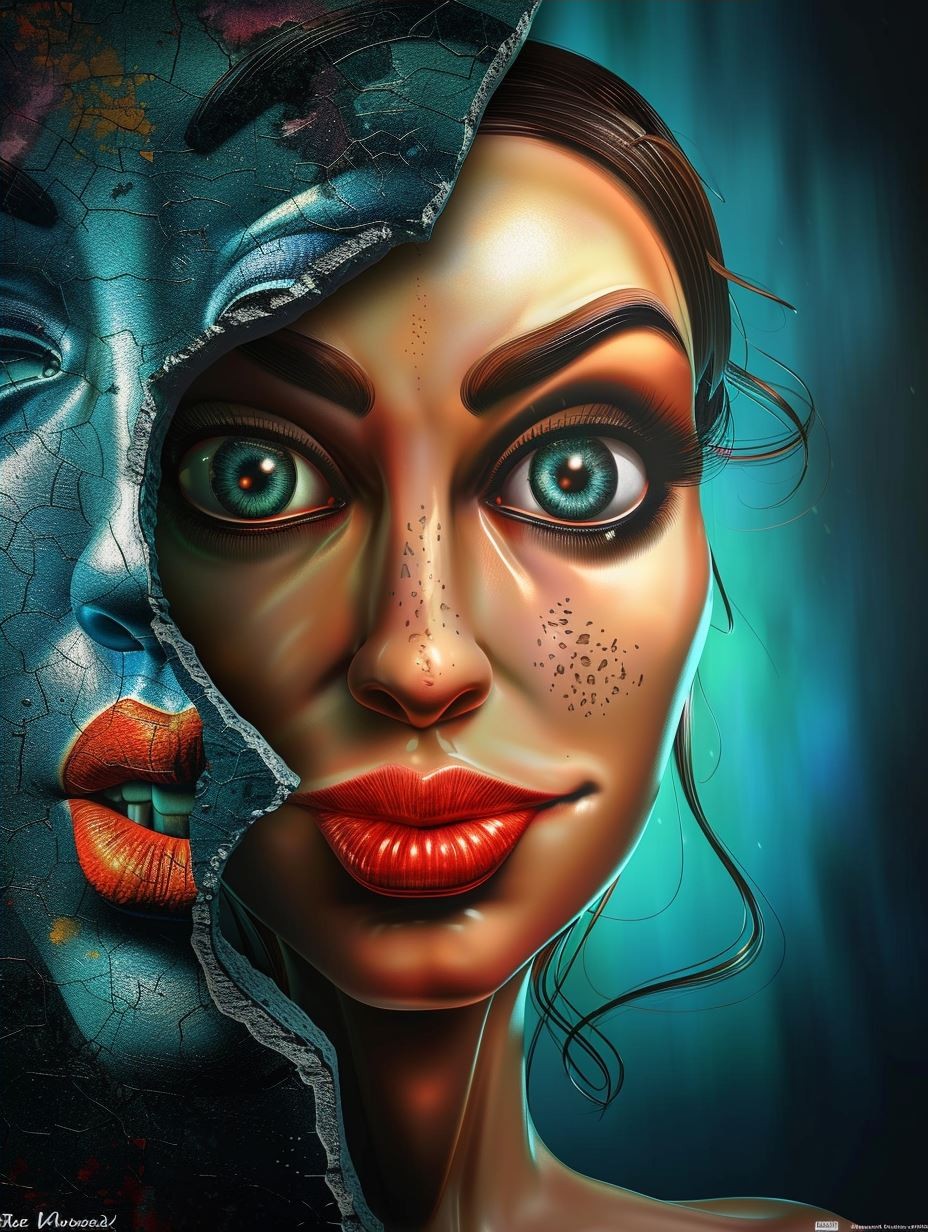 Ethereal Azure Underwater Gaze - Image 4
