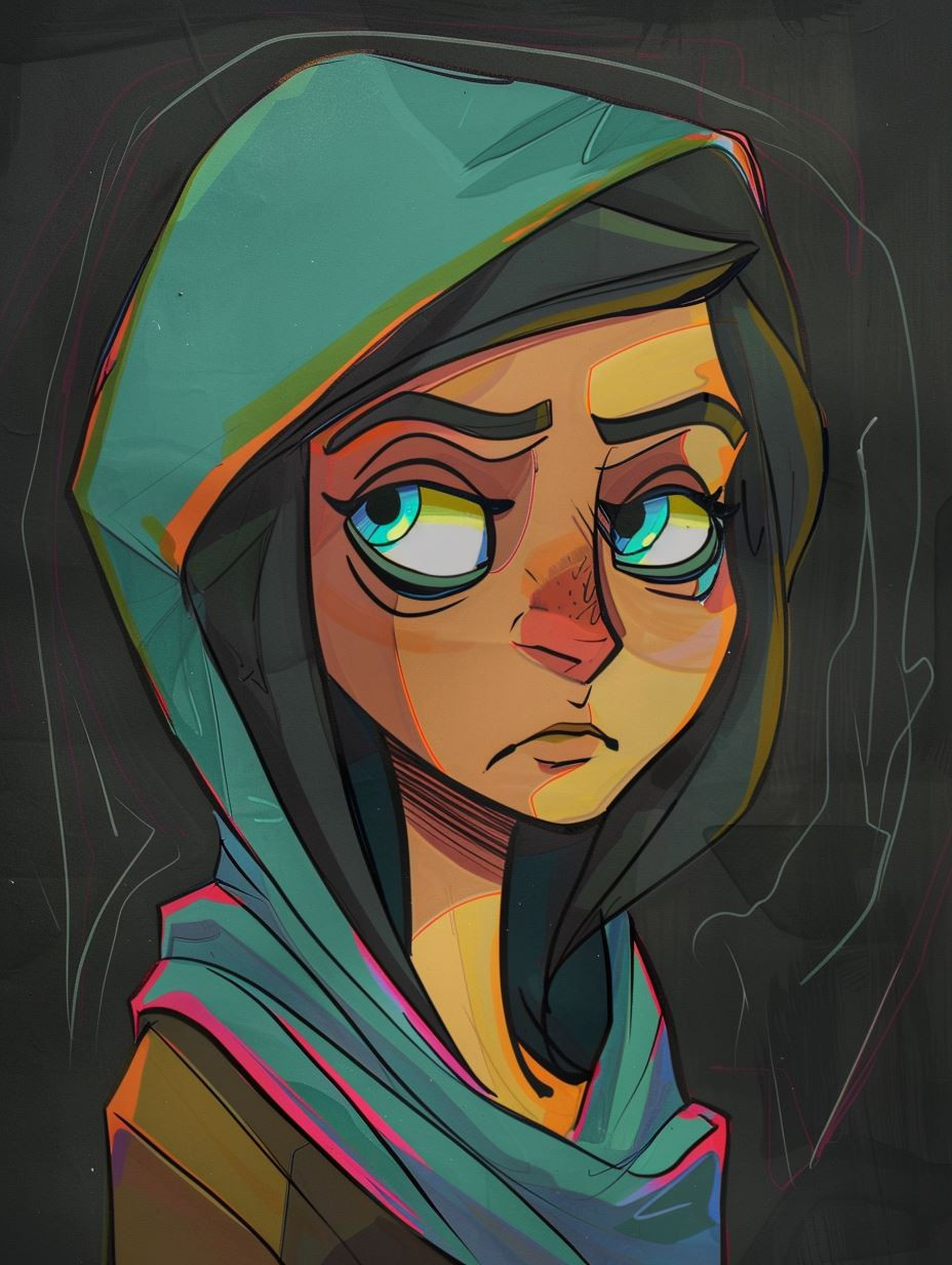 Neon Cyberpunk Portrait Studies - Image 3