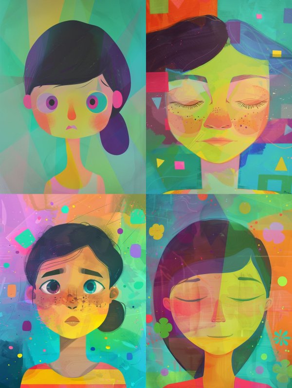 Prismatic Portraits of Quiet Emotion