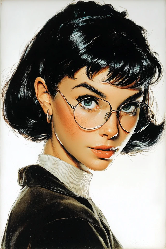 Vintage Chic Portrait