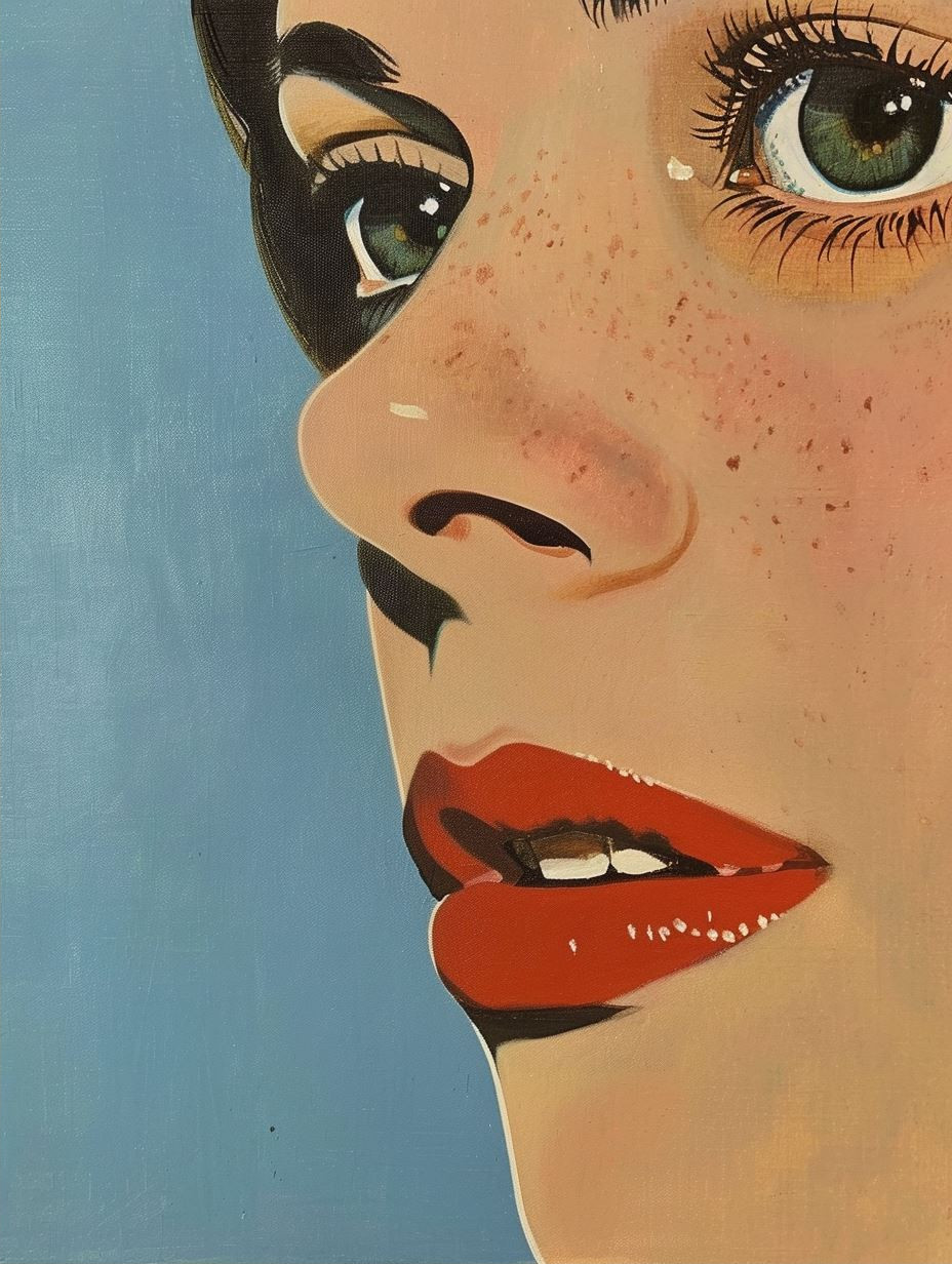 Floral and Bold Pop Art Portraits - Image 2