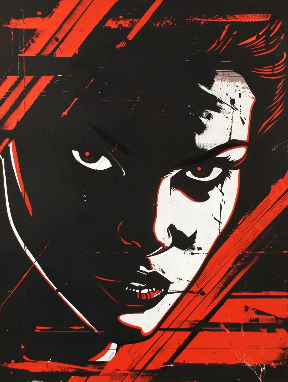 Crimson Noir Silhouette - Image 4