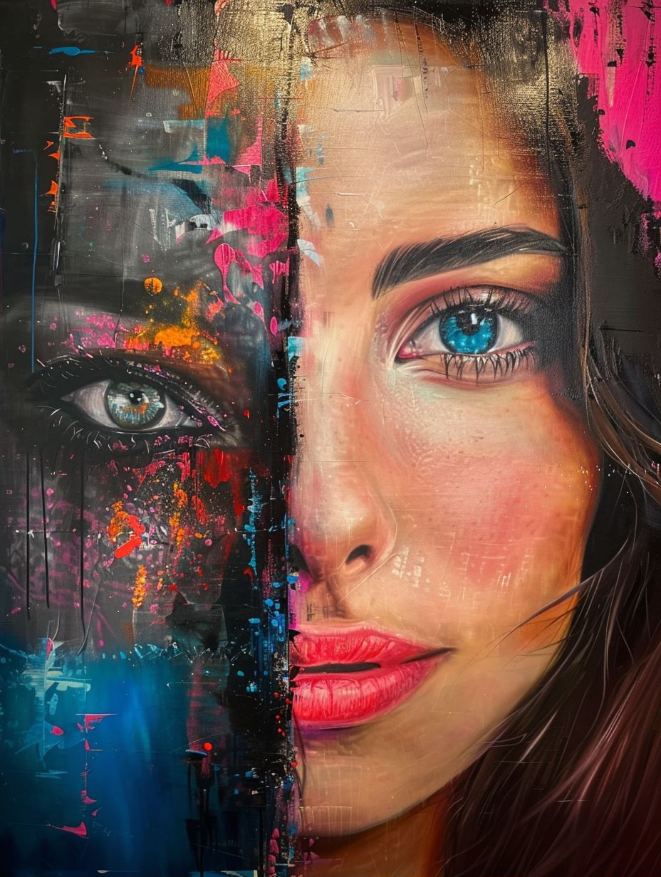Vibrant Ethereal Portrait of Radiance - Image 2