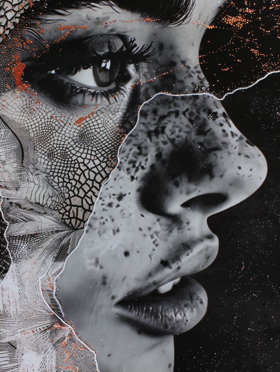 Fragmented Souls: A Surrealist Portrait Study - Image 4