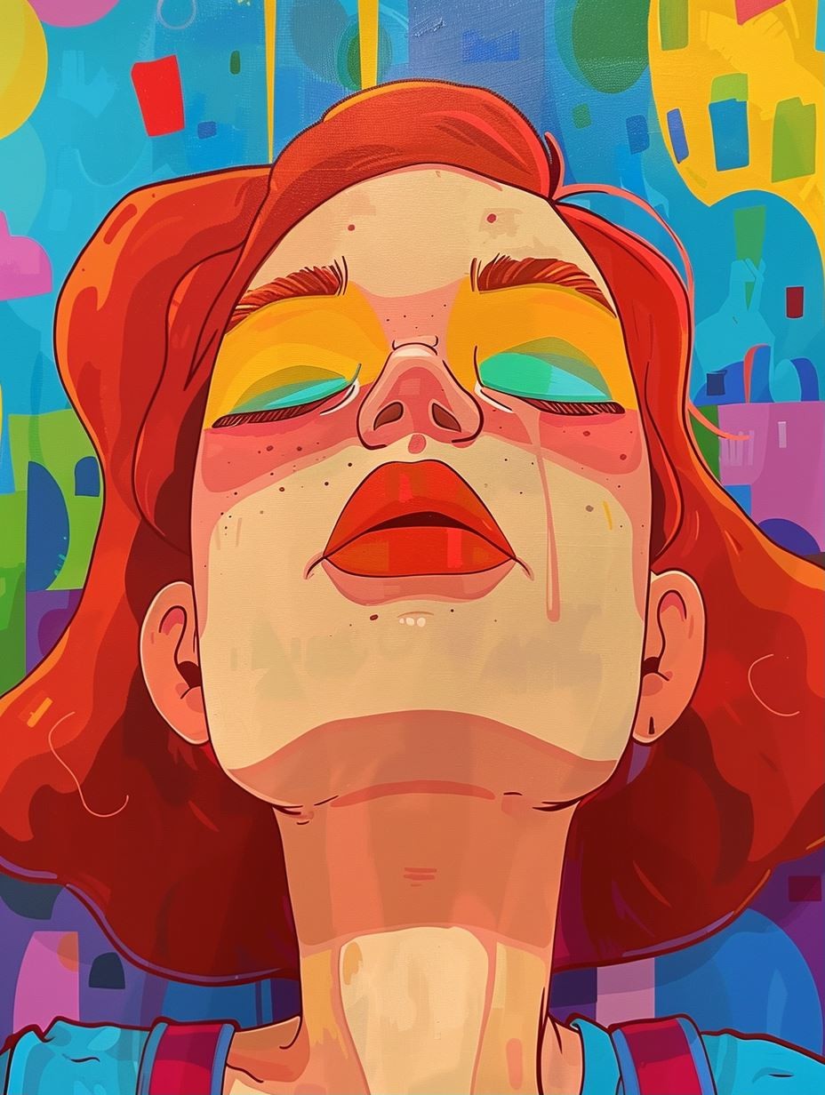 Vibrant Pop Art Dreamscape