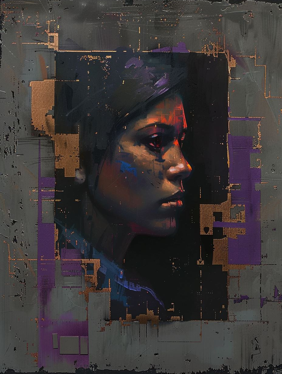 Cybernetic Portraits in Digital Grit - Image 3
