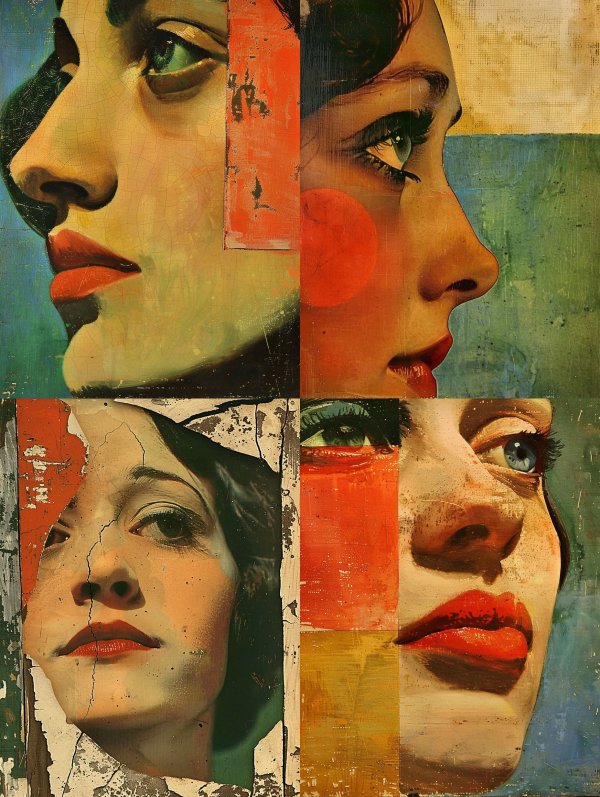 Fragmented Gaze of Cracked Oil
