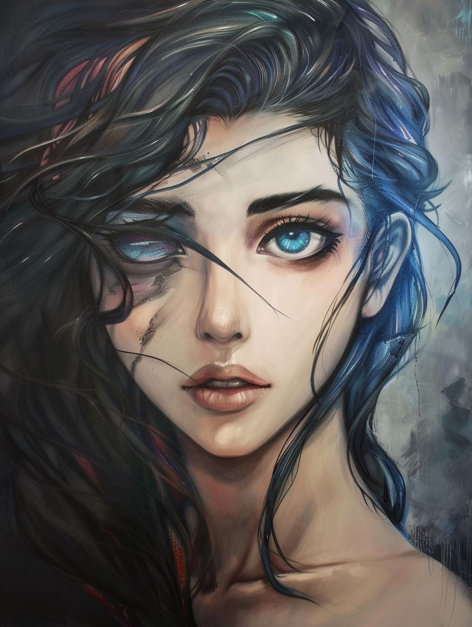 Ethereal Visions: A Quartet of Digital Portraits - Image 4