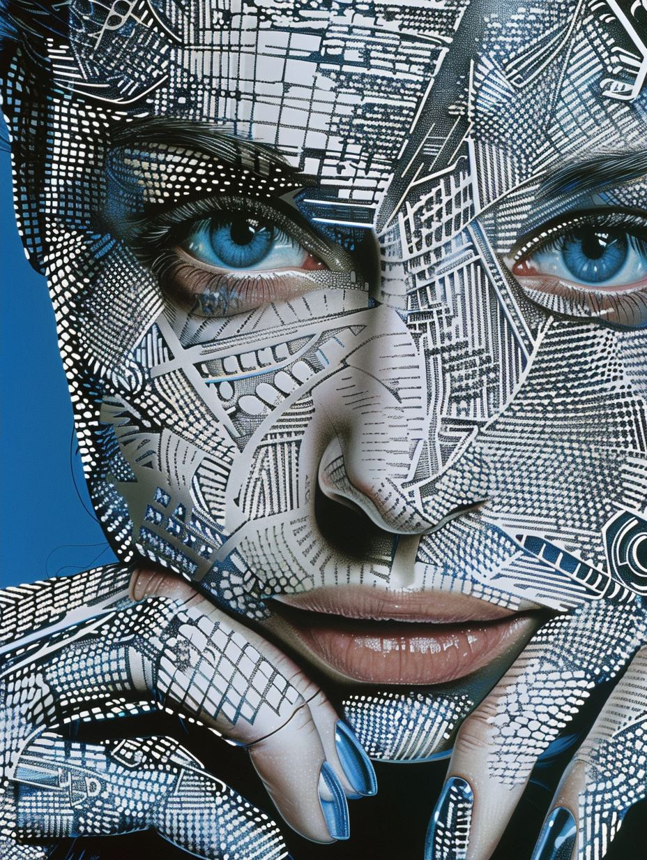 Fragmented Digital Mosaic Portraits - Image 2