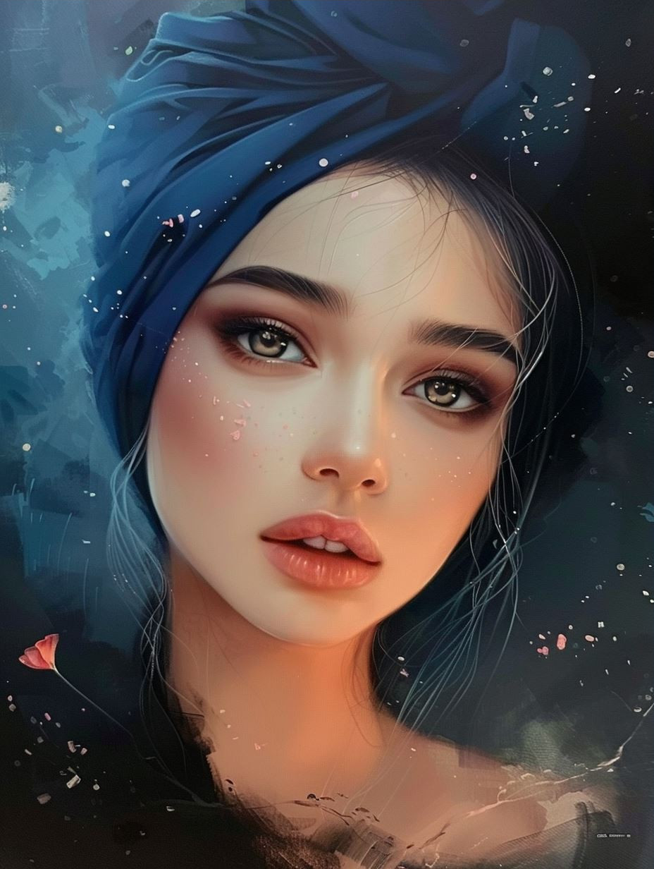 Ethereal Dream of Midnight Blue - Image 3