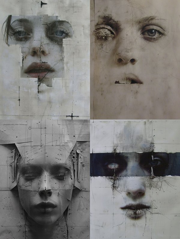 Fragmented Souls: A Study of Human Decay