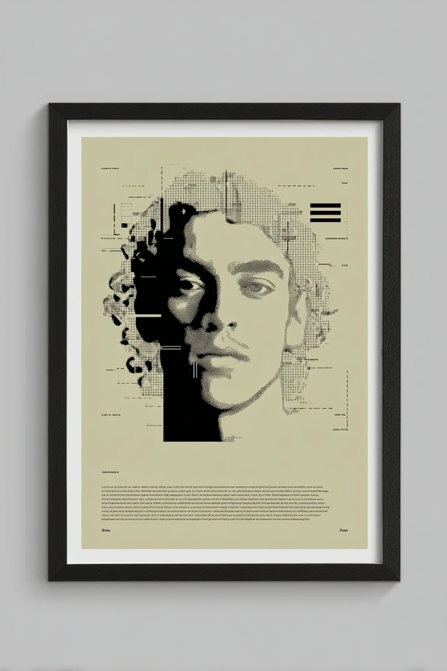 Digital Fragment Portrait - Image 1