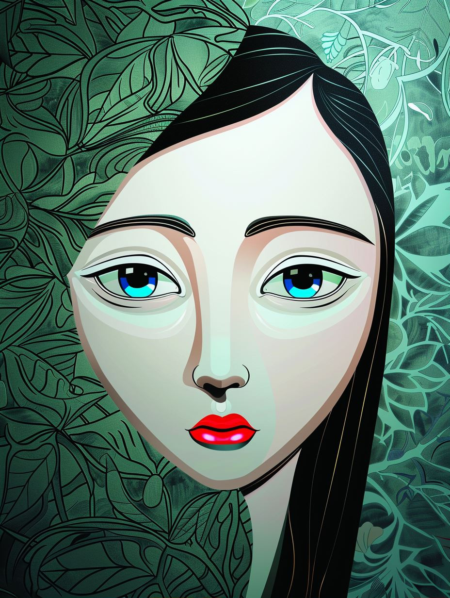 Abstract Portraits of Ethereal Women - Image 1