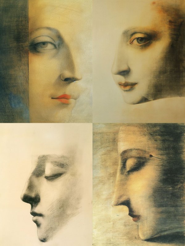 Ethereal Whispers of Silent Faces