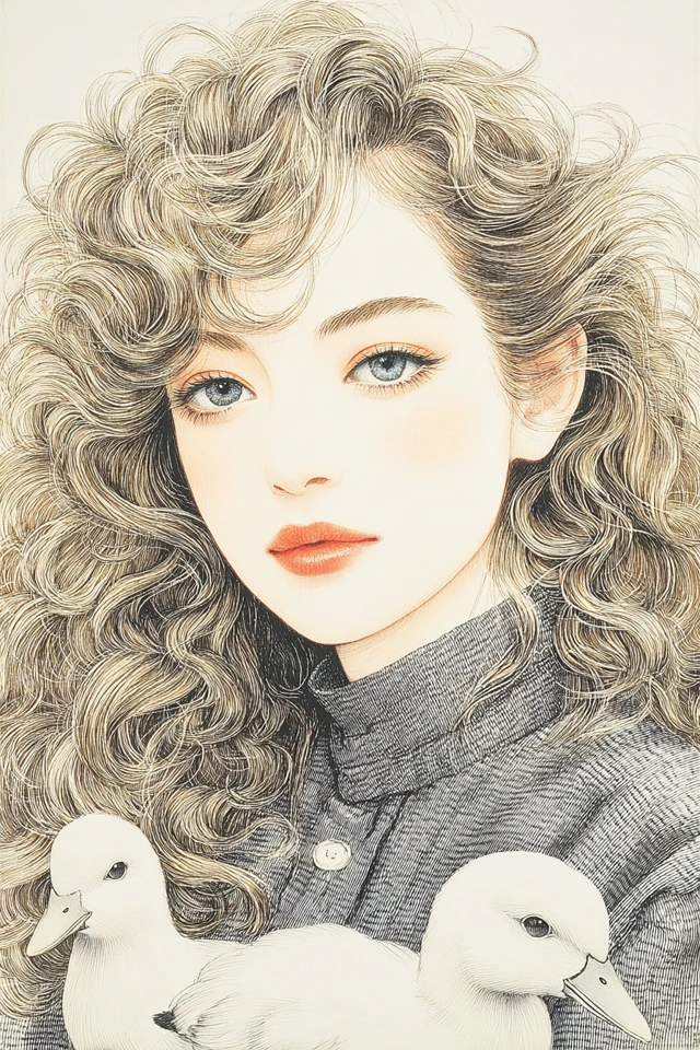 Ethereal Curly Muse