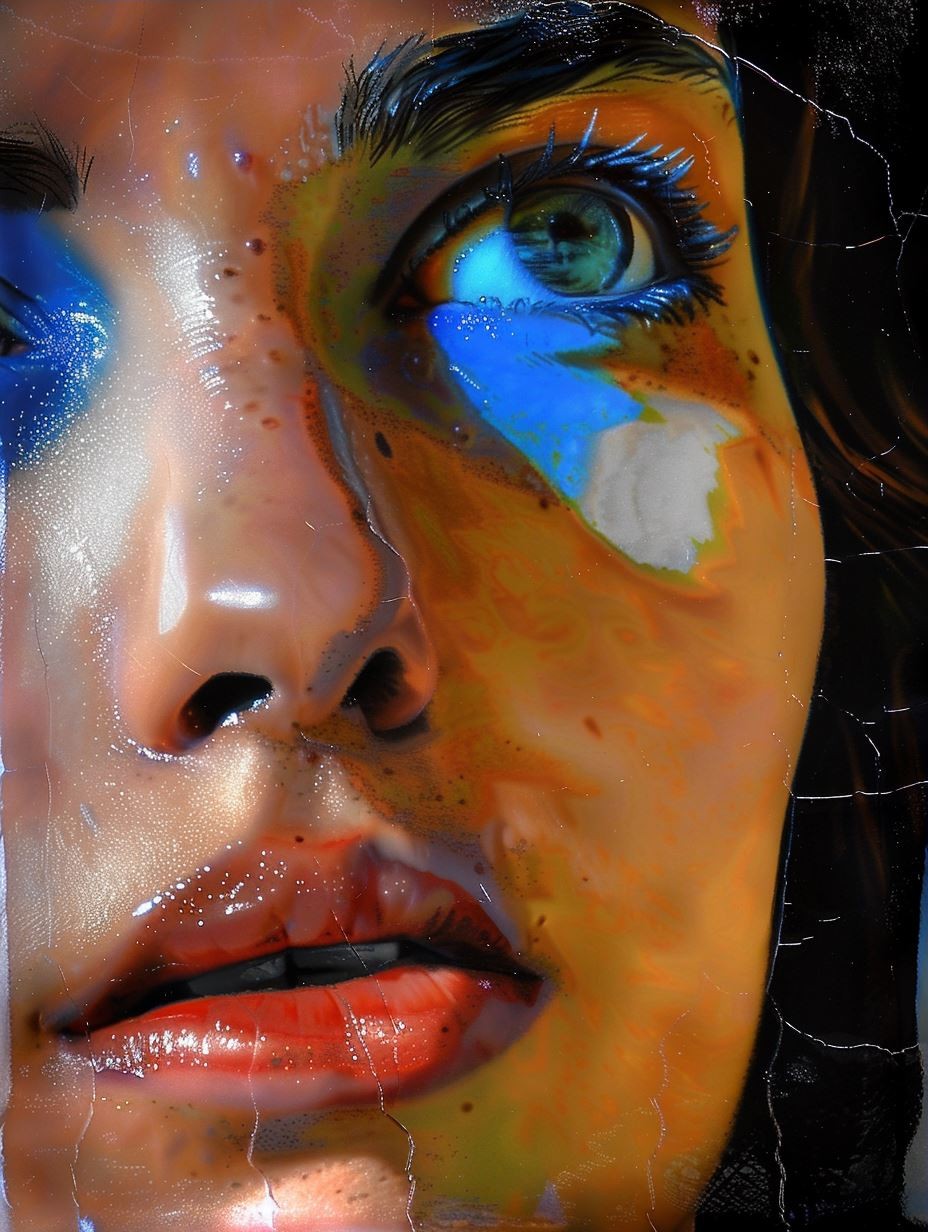 Molten Glass Portrait Fusion - Image 3