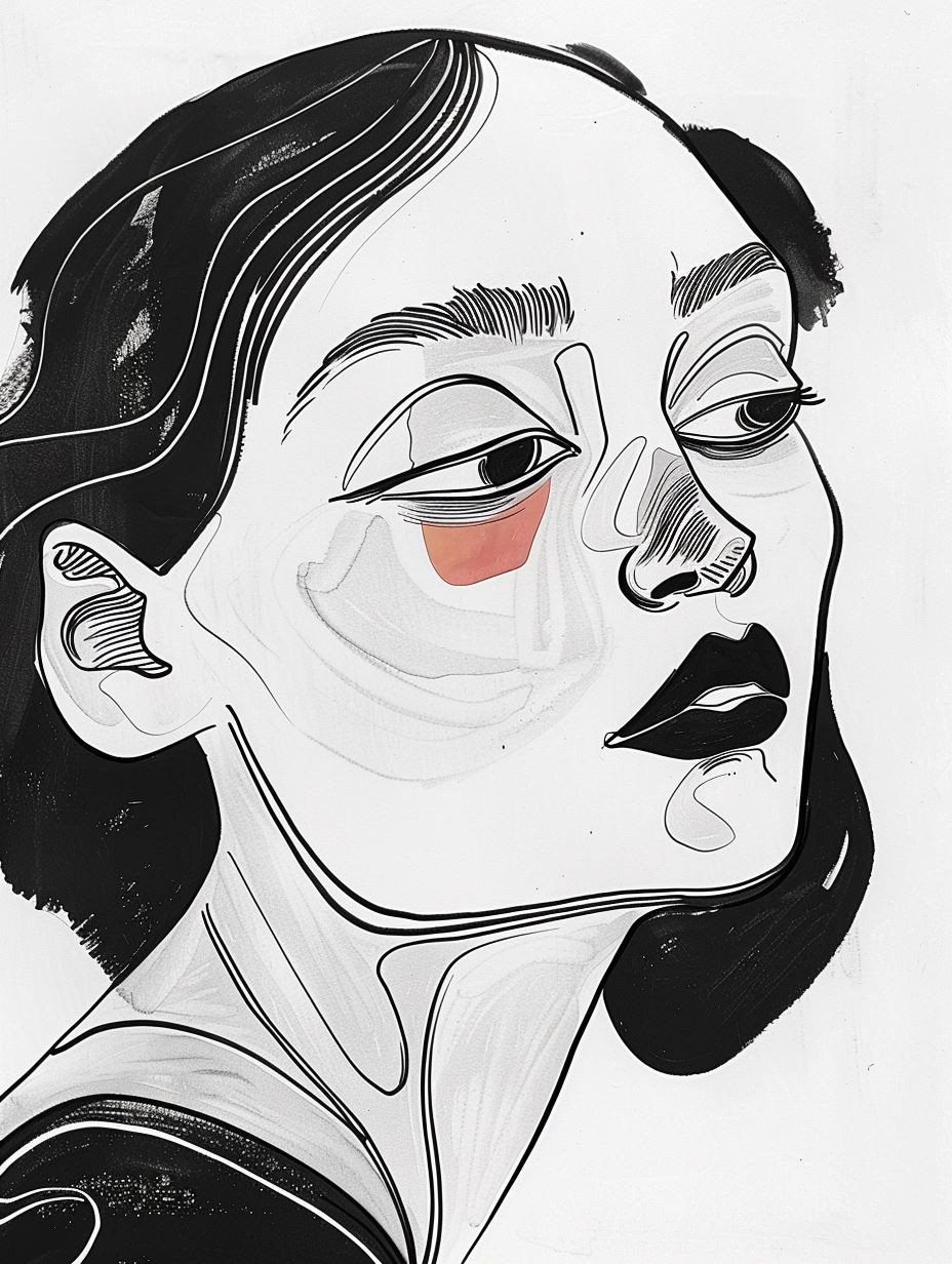 Modern Minimalist Digital Portraiture - Image 1