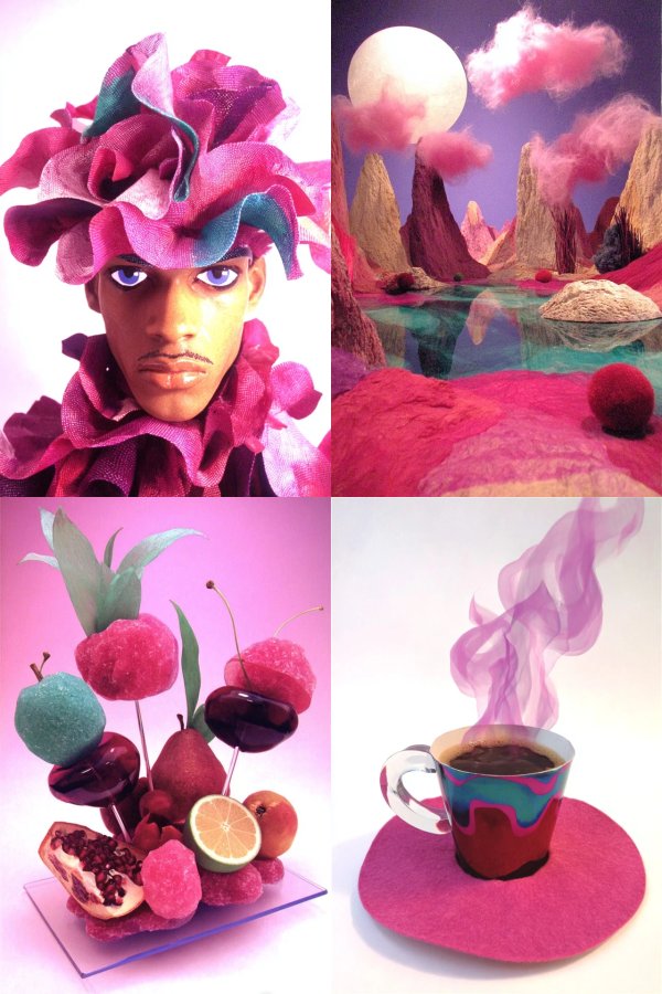 Magenta Velvet Surrealism