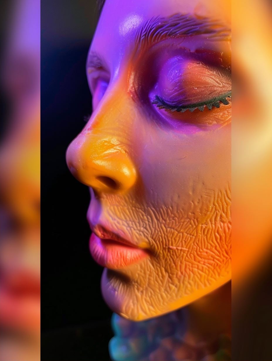 Ethereal Golden Hour Gaze - Image 2