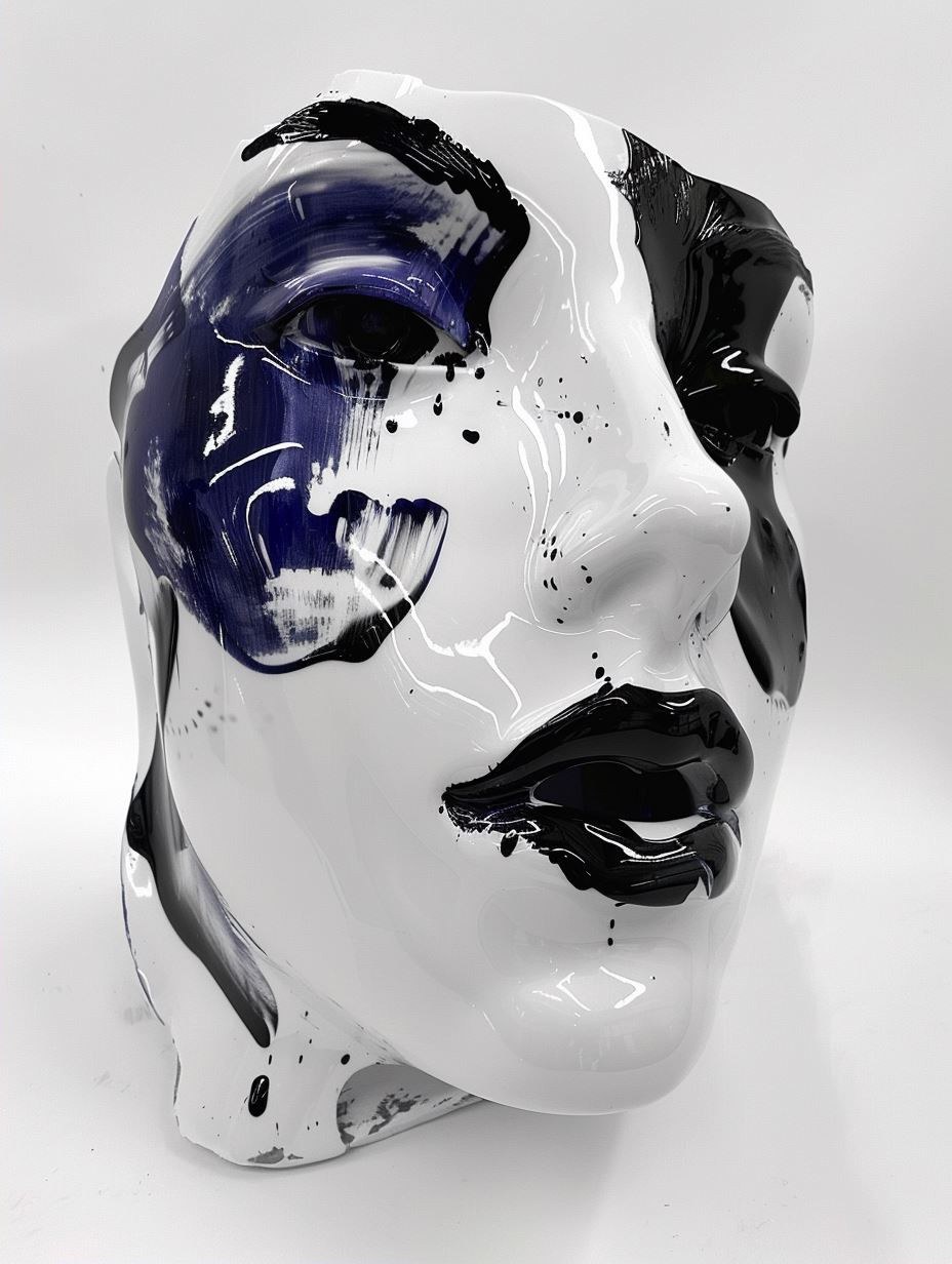 Abstract Artistic Face Sculptures - Image 2