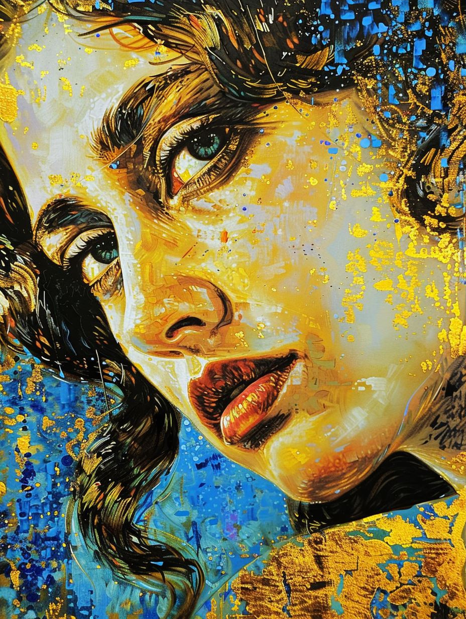 Ethereal Visions of Golden Femininity - Image 3