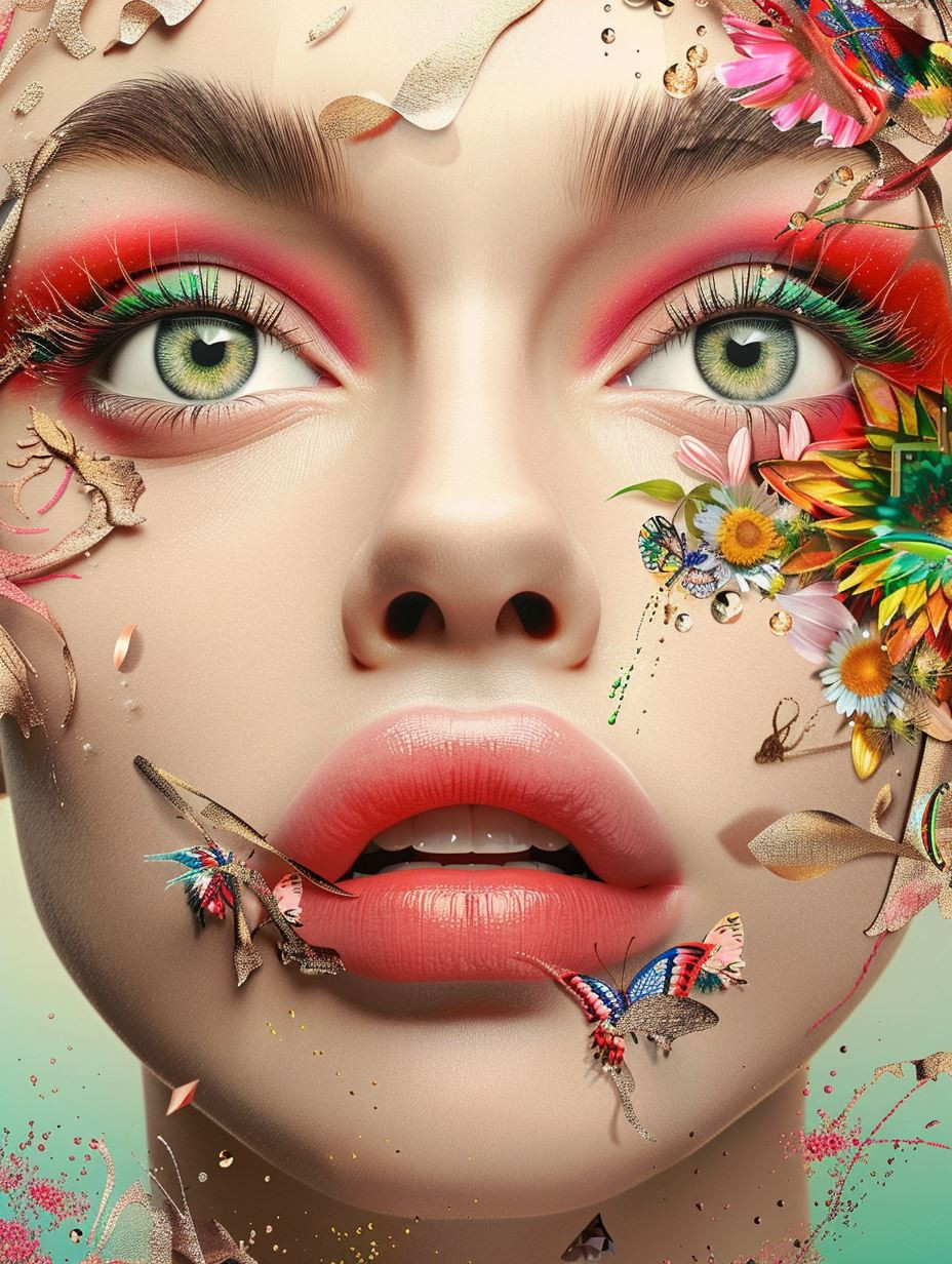 Surrealist Prism Portrait Art - Image 3
