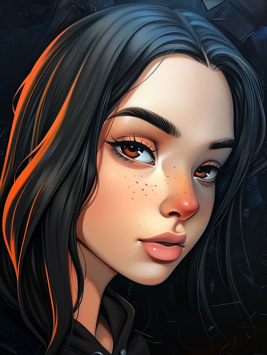 Digital Portraiture Stylized Character Study - Image 4