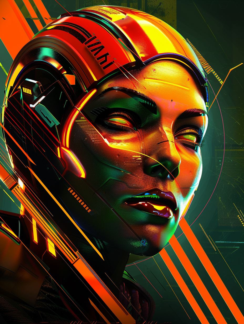 Neon Cybernetic Vision - Image 1