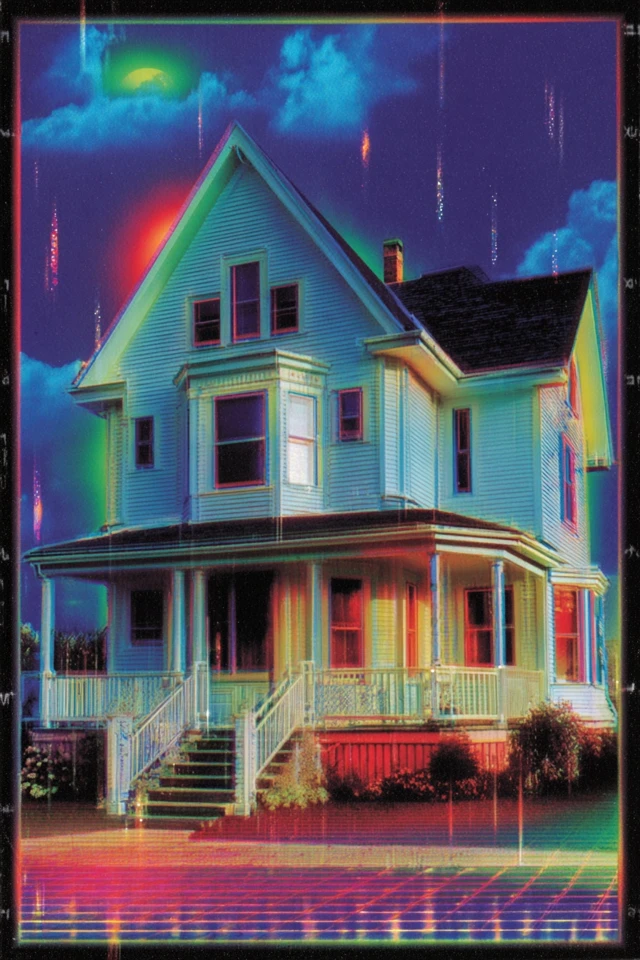Prismatic Neon Gaze - Image 6