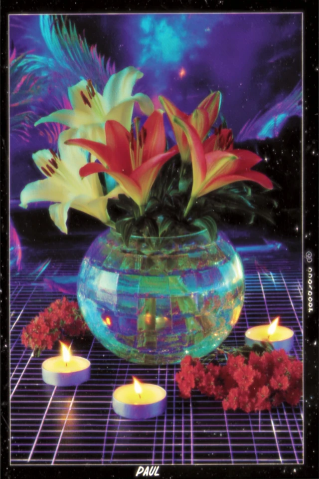 Prismatic Neon Gaze - Image 3