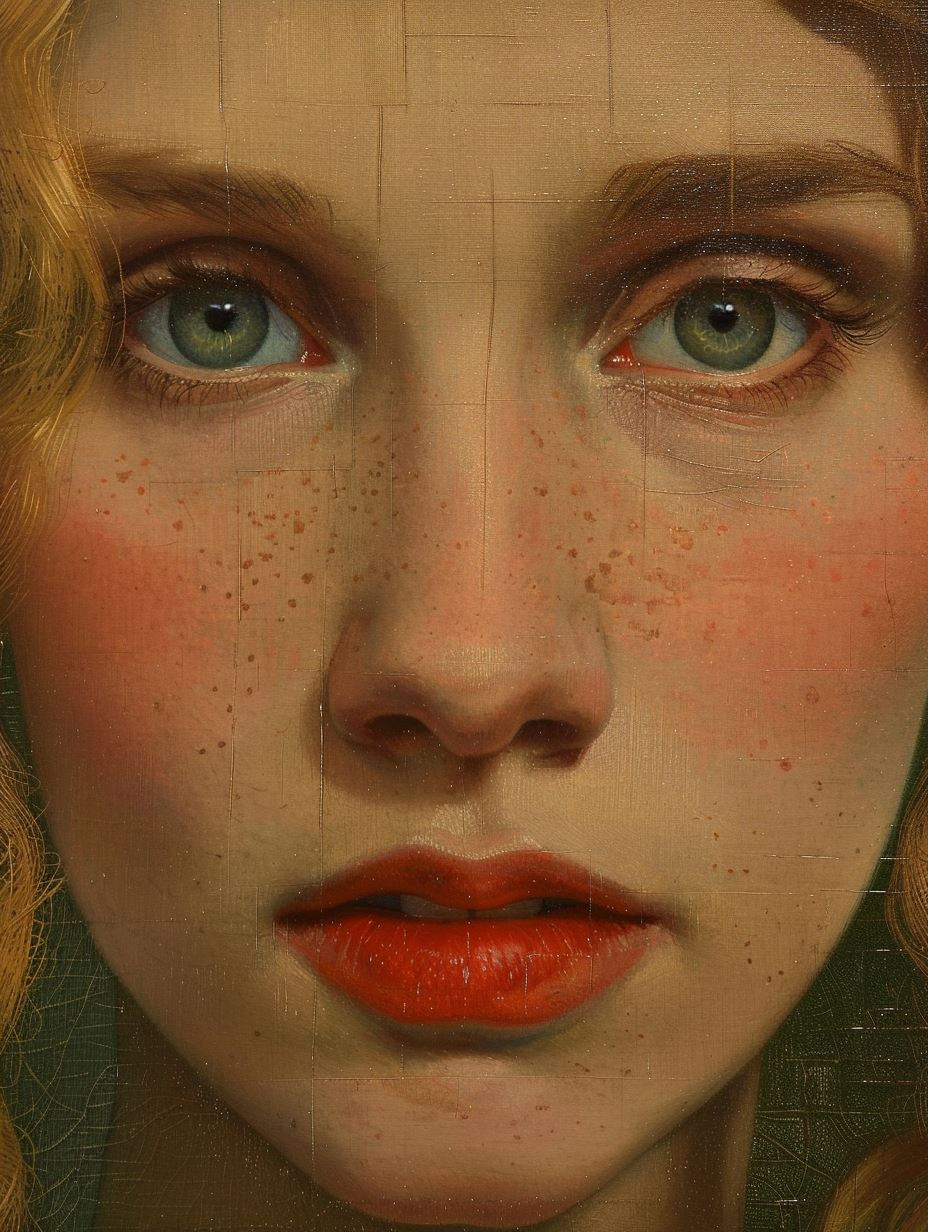 Ethereal Gazes in Classical Oil Style - Image 4