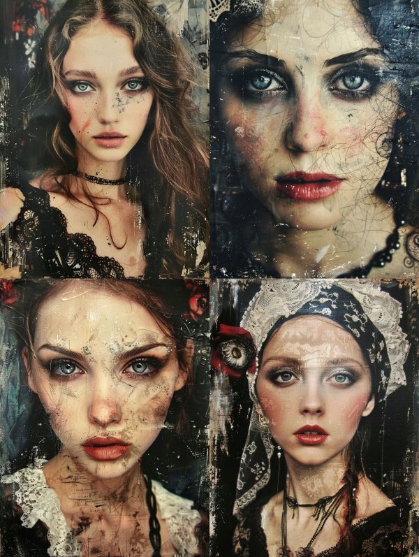 Grunge Ethereal Portrait