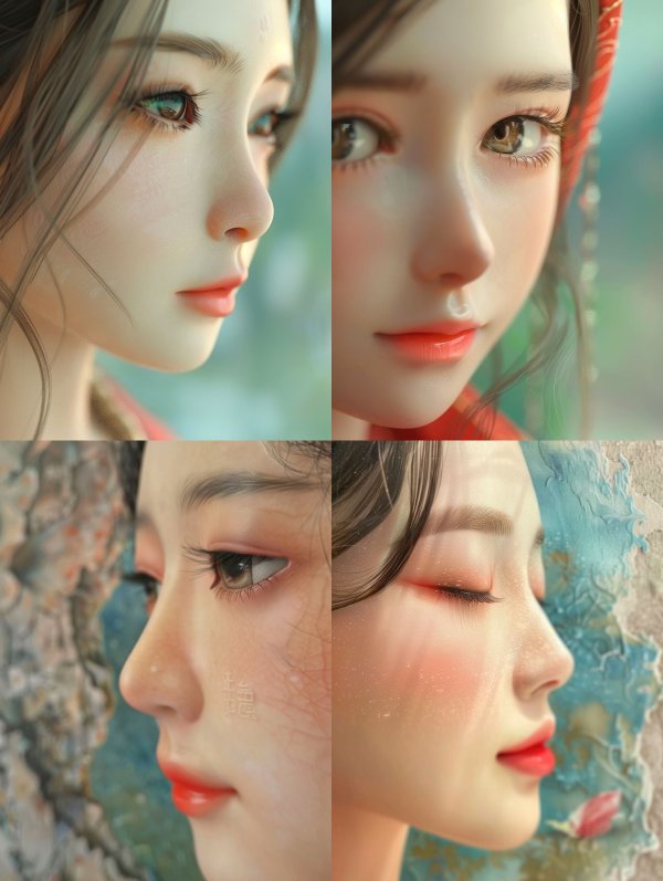 Ethereal Beauty in Four Perspectives