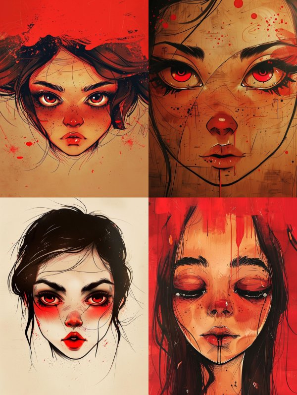 Crimson Echoes of Melancholy