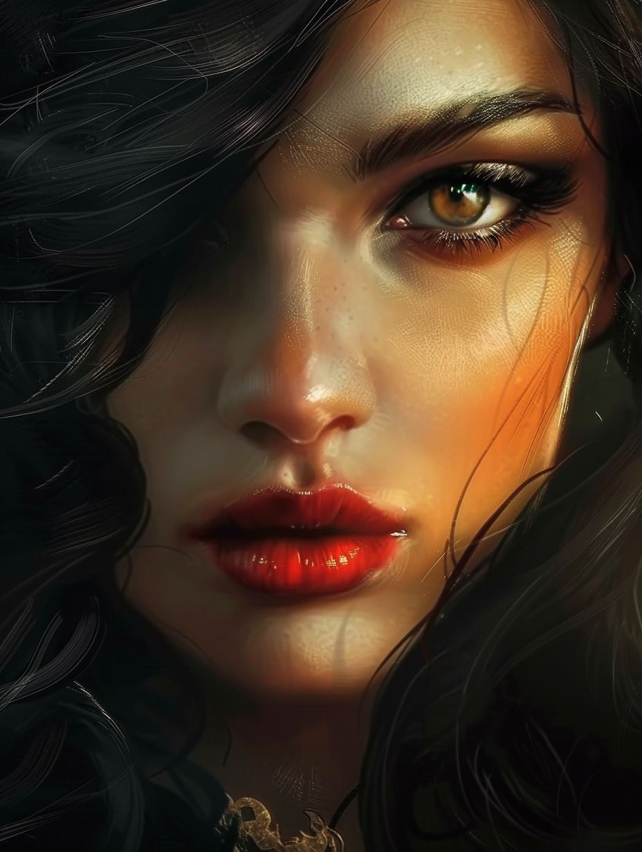 Mystic Shadows and Crimson Lips - Image 3