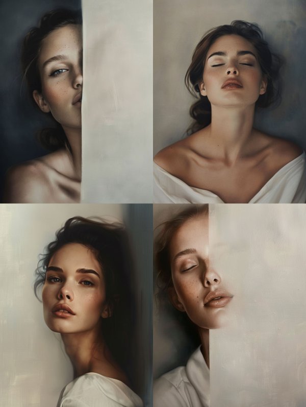 Whispers of Elegance: A Portrait Study