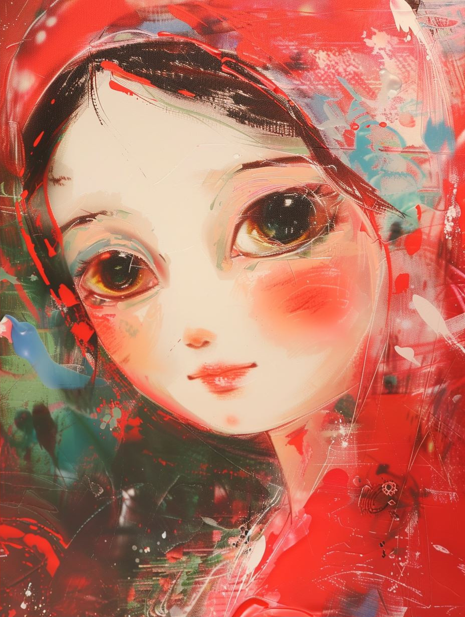 Crimson Visions: Four Faces of Emotion - Image 2