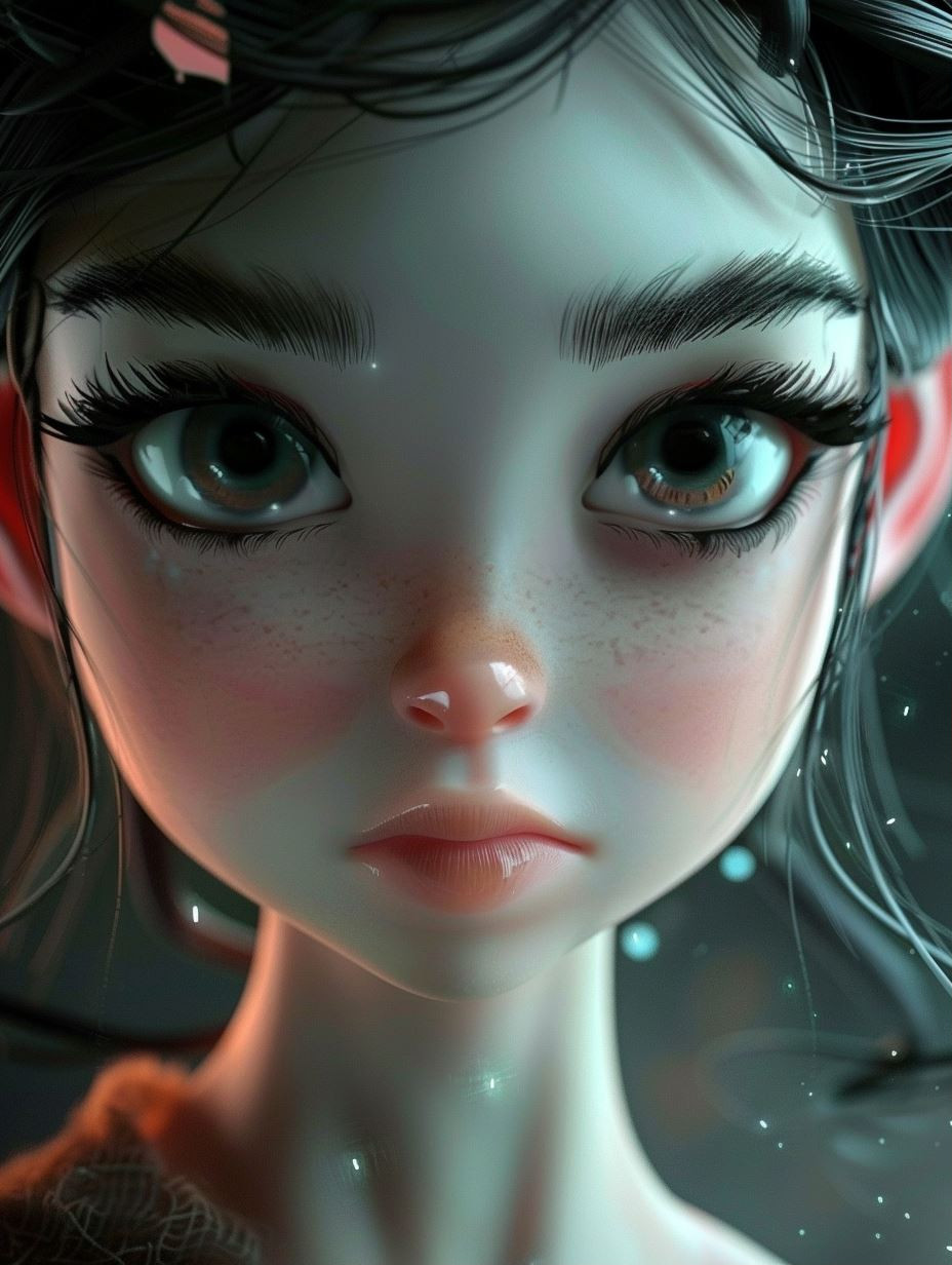 Ethereal Visions of Digital Feminine Art - Image 1
