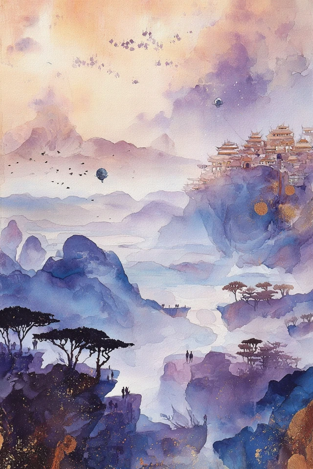 Celestial Watercolor Soul - Image 2