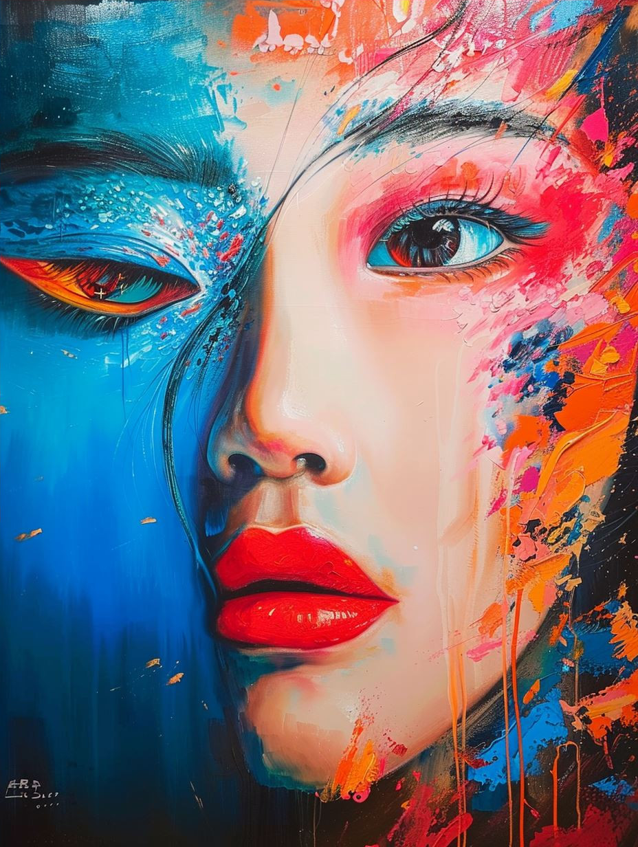 Vibrant Surrealist Digital Portraits - Image 4