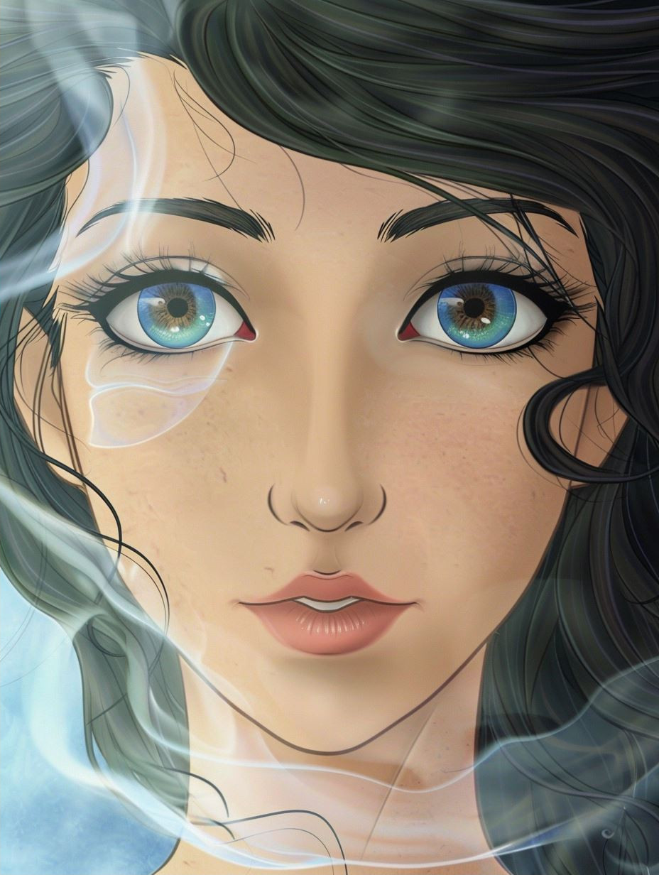 Ethereal Visions: Digital Portrait Studies - Image 2