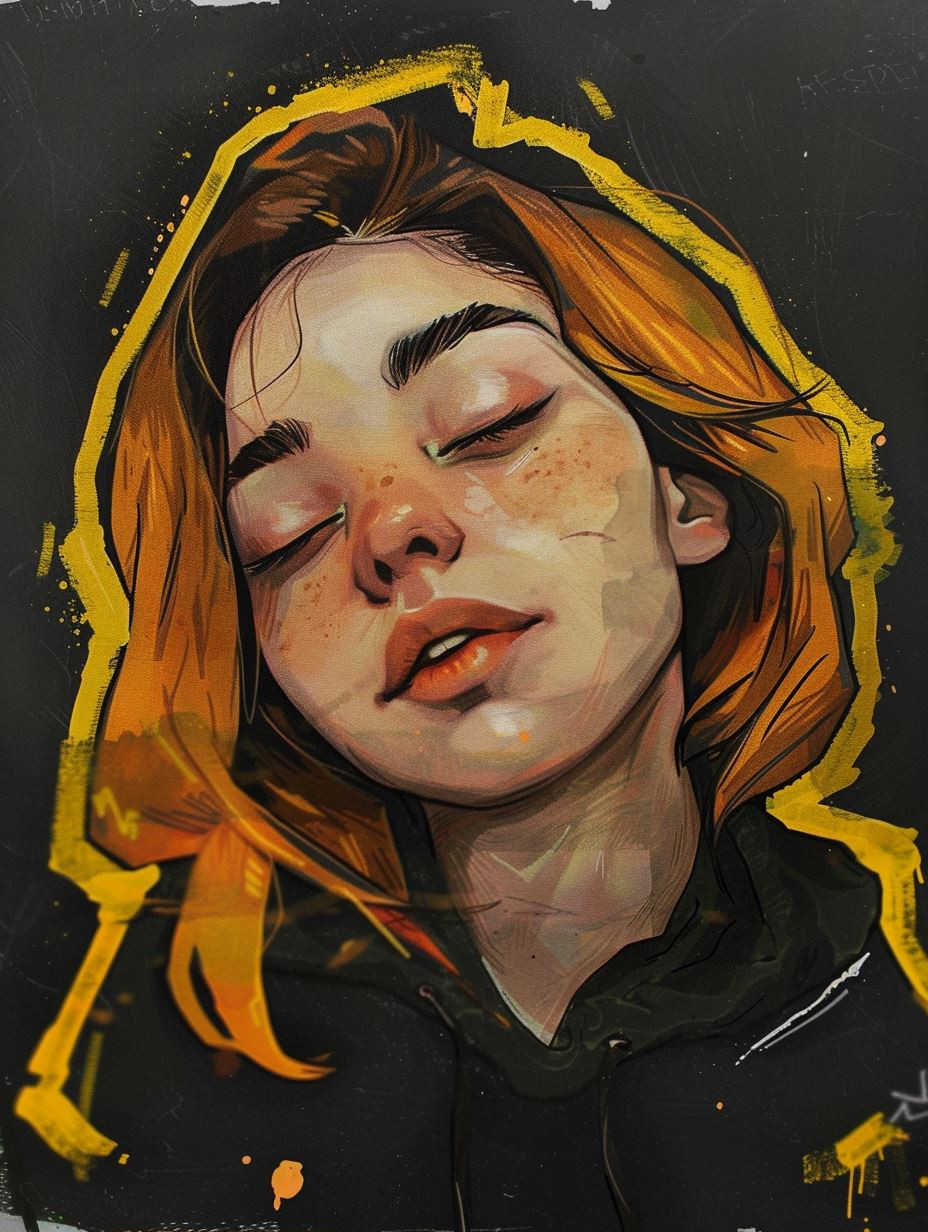 Moody Yellow Contrast Portraits - Image 2