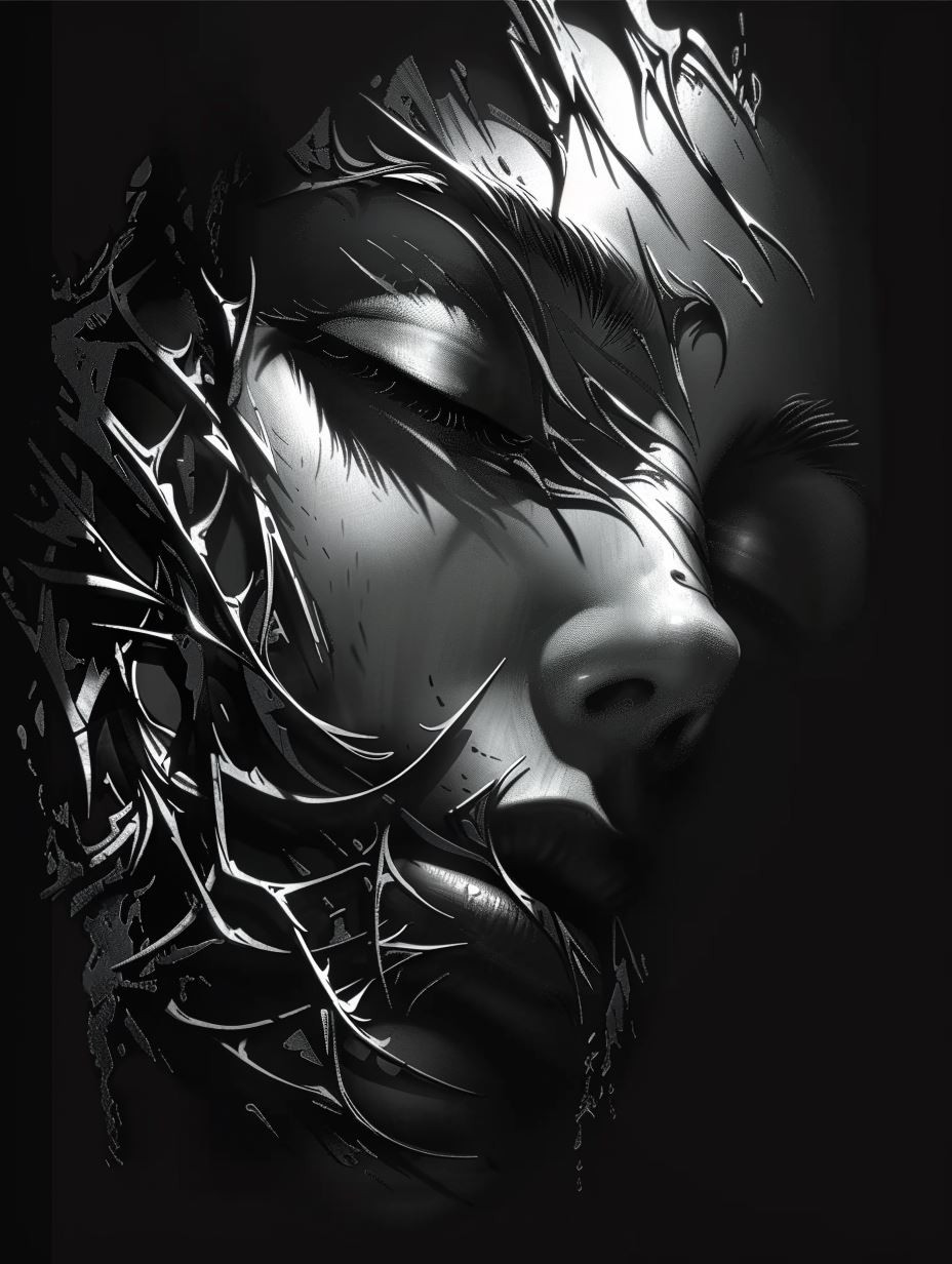 Noir Ethereal Portrait - Image 2