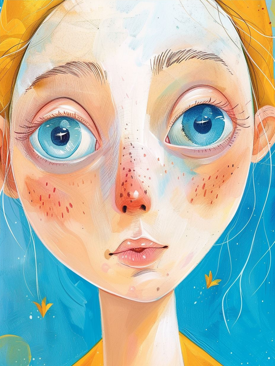 Ethereal Azure Dream Portraits - Image 4
