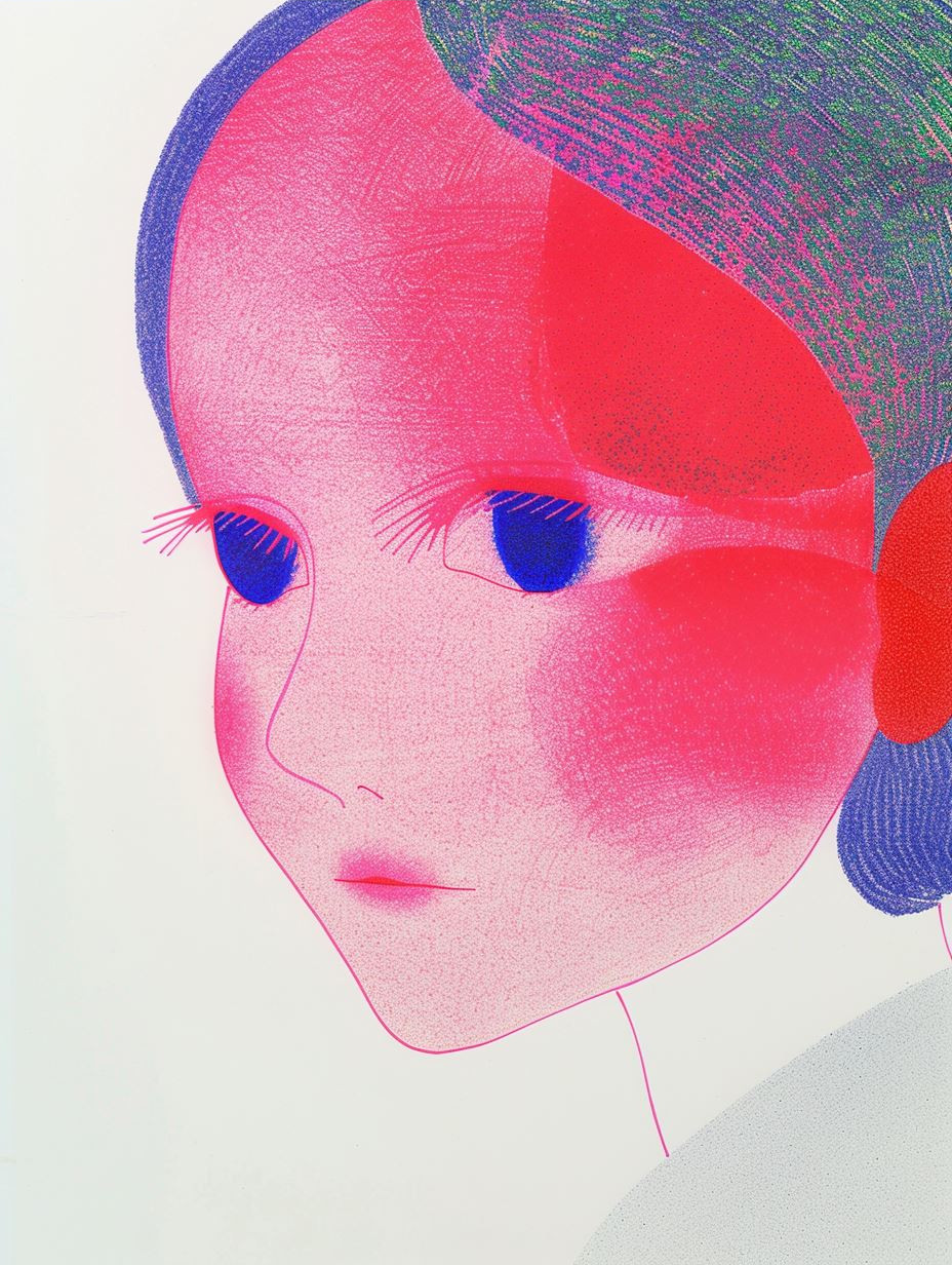 Dreamy Gazes in Pastel Hues - Image 4