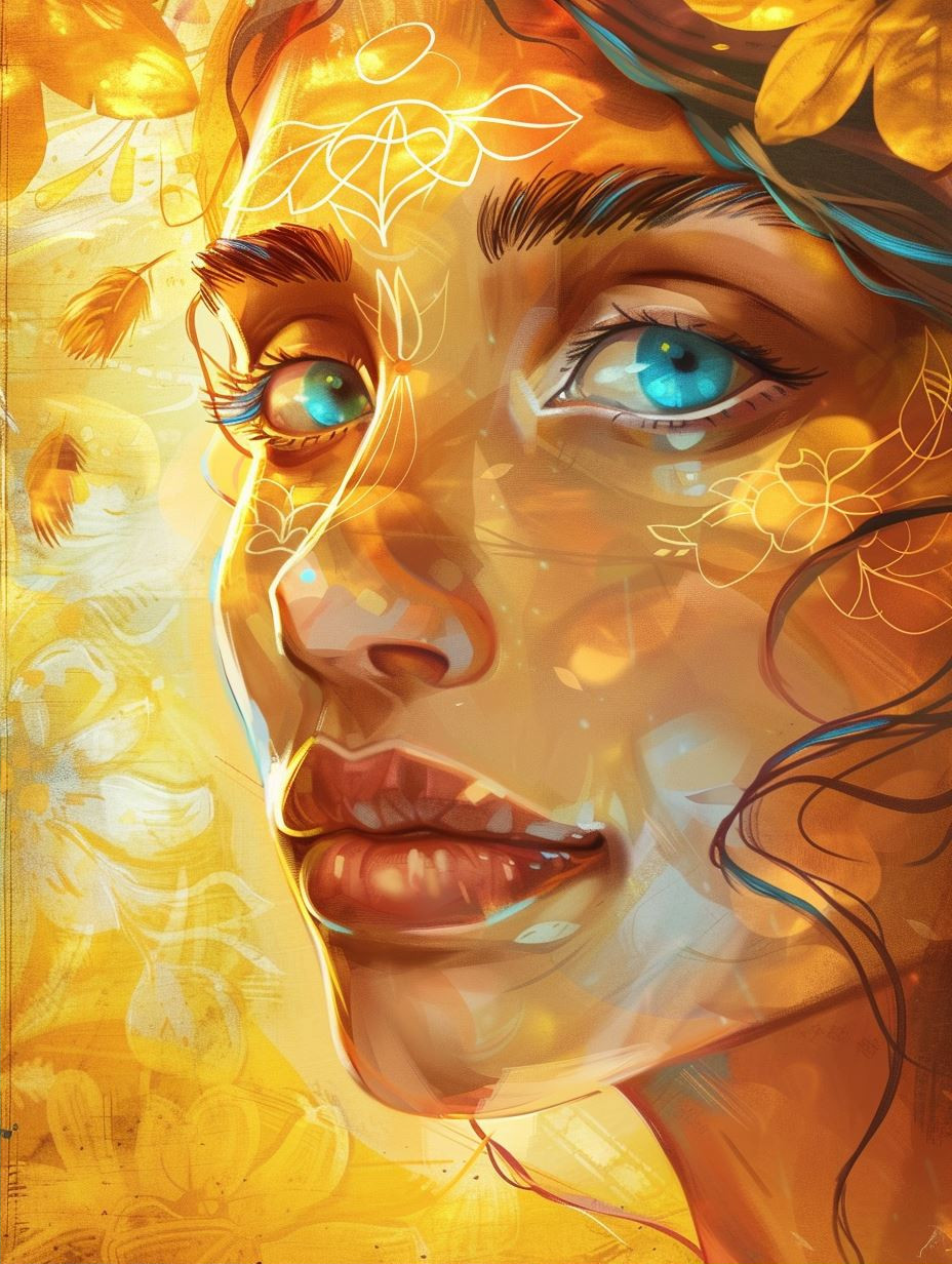 Golden Visions of Ethereal Beauty - Image 2