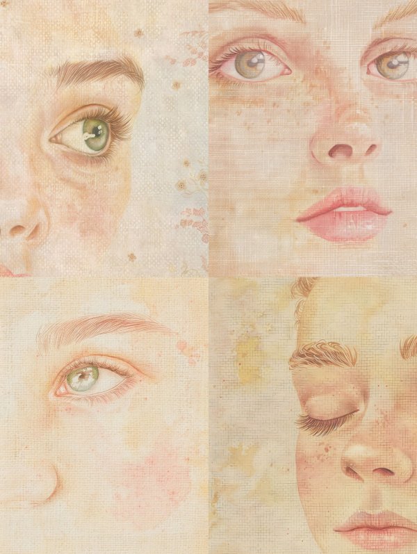 Soft Ethereal Watercolor Portraits