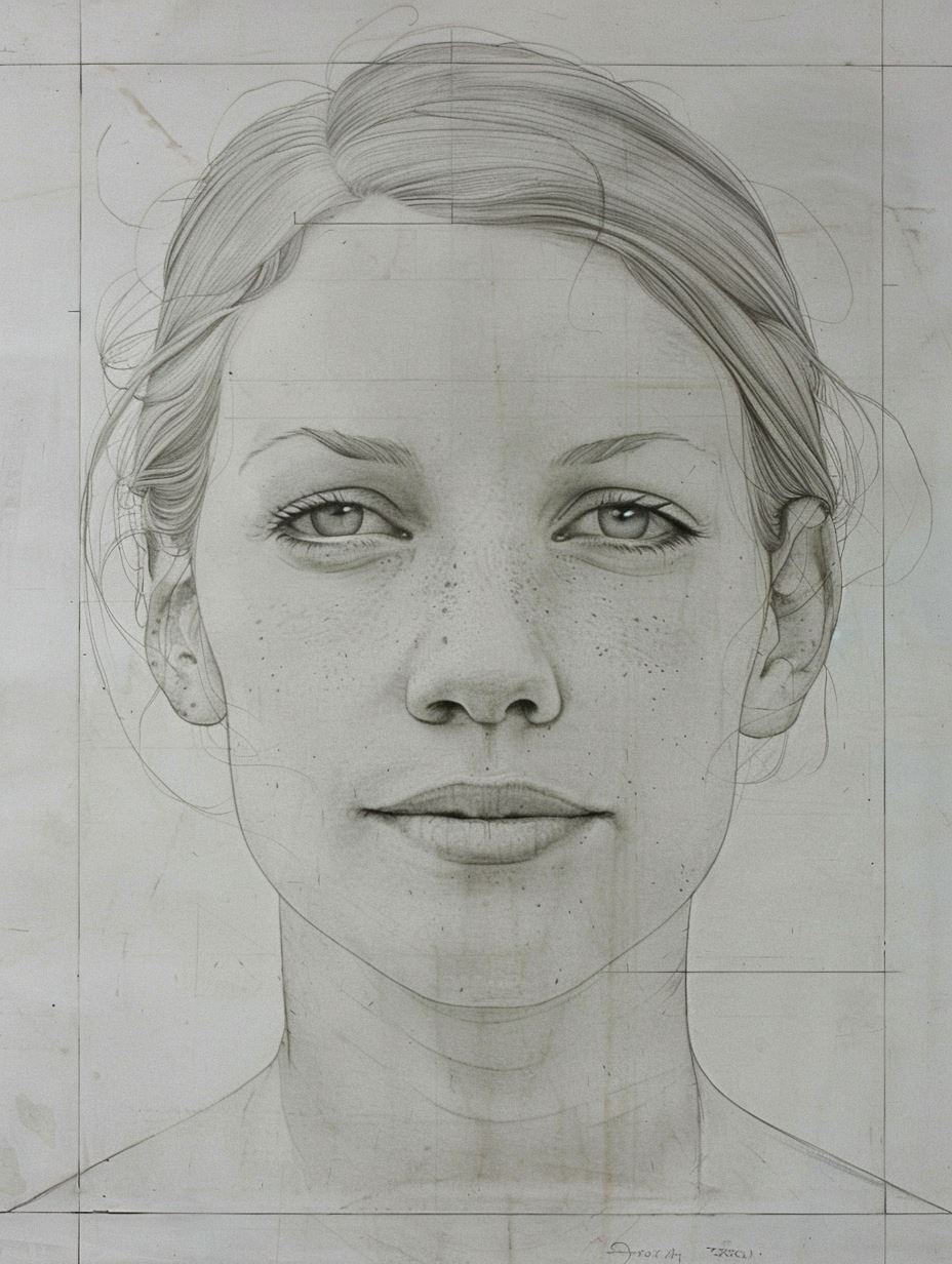 Classical Graphite Portrait Study - Image 4